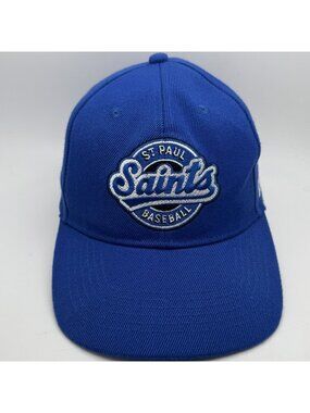 St. Paul Saints Strapback Hat Cap Baseball Royal Blue Adjustable CHS Field MiLB
